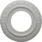 Ekena Millwork Claremont Ceiling Medallion (Fits Canopies up to 5 5/8"), Hnd-Painted Frost, 9"OD x 4 1/2"ID x 1/2"P CM09CLFRF - alternate 1